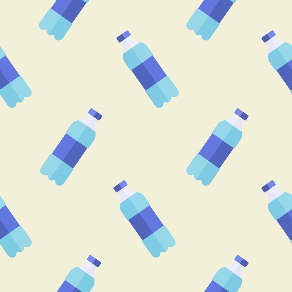 mineral water seamless pattern vector illustration