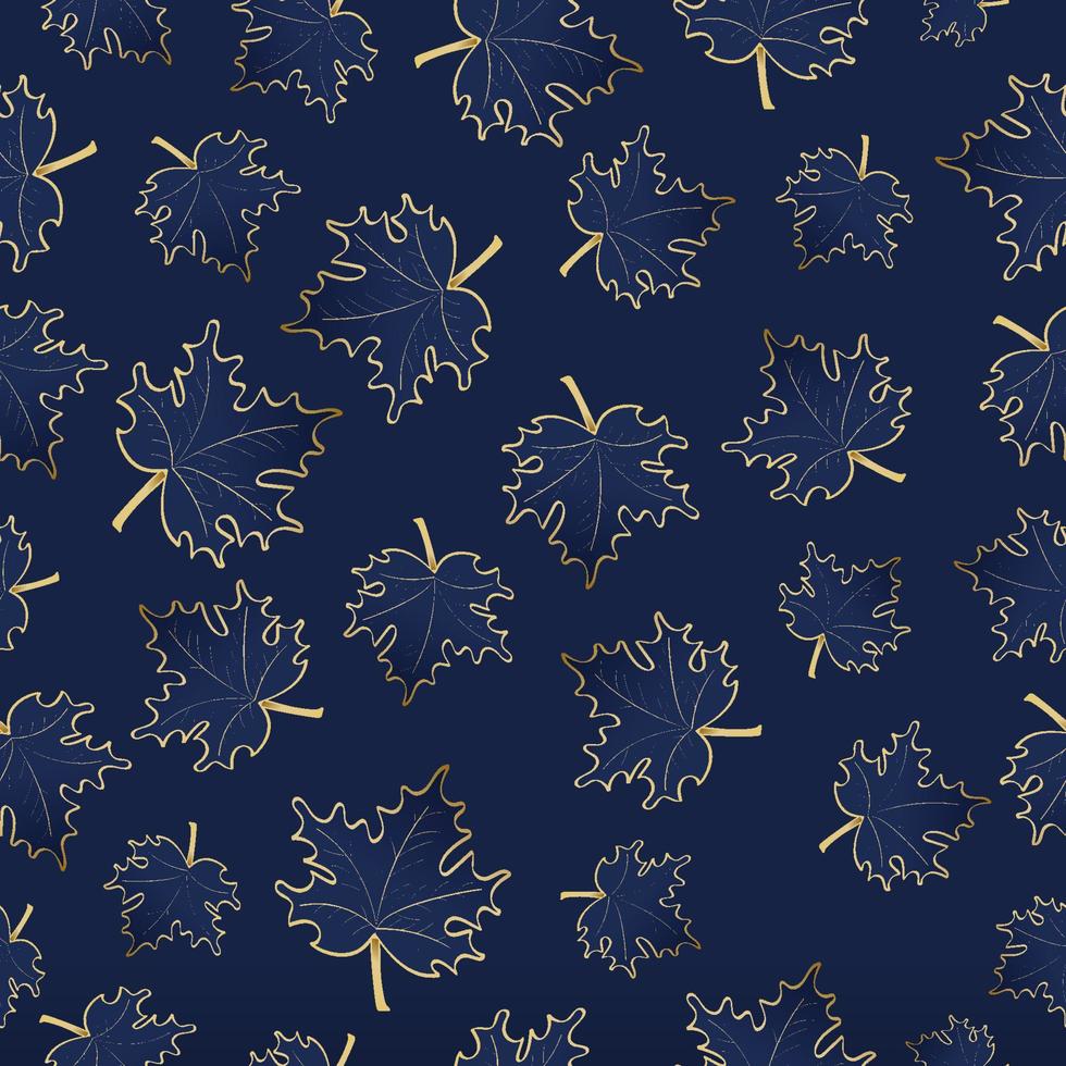 Seamless Organic Nature Plant Vector Pattern, 10