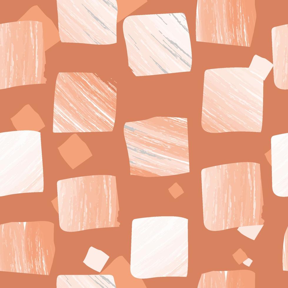textura con estilo moderno. fondo abstracto interminable con tamaños cuadrados aleatorios. vector patrón de mosaico de cuadrados caóticos sin fisuras. ilustración vectorial