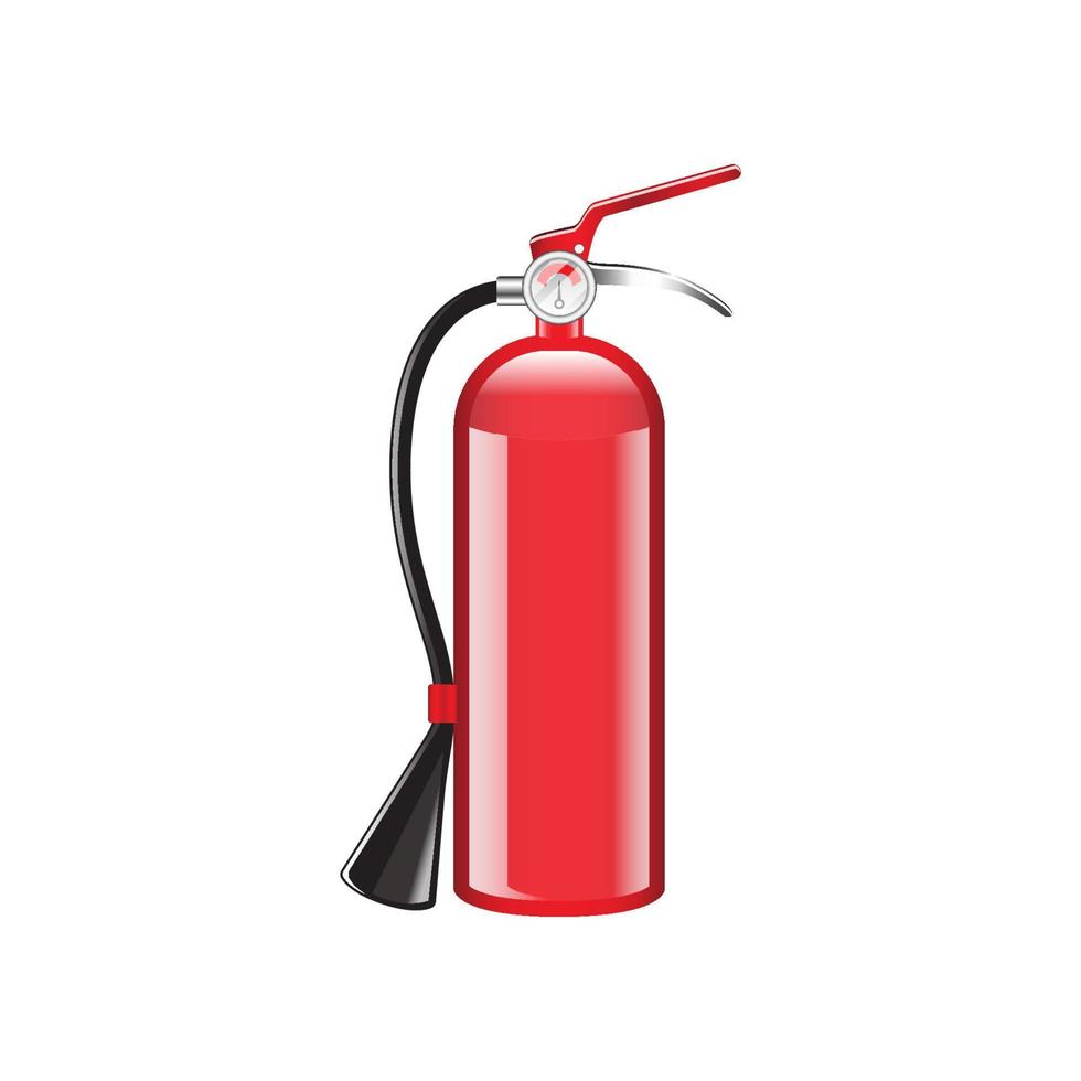fire extinguisher vector isolated on white background