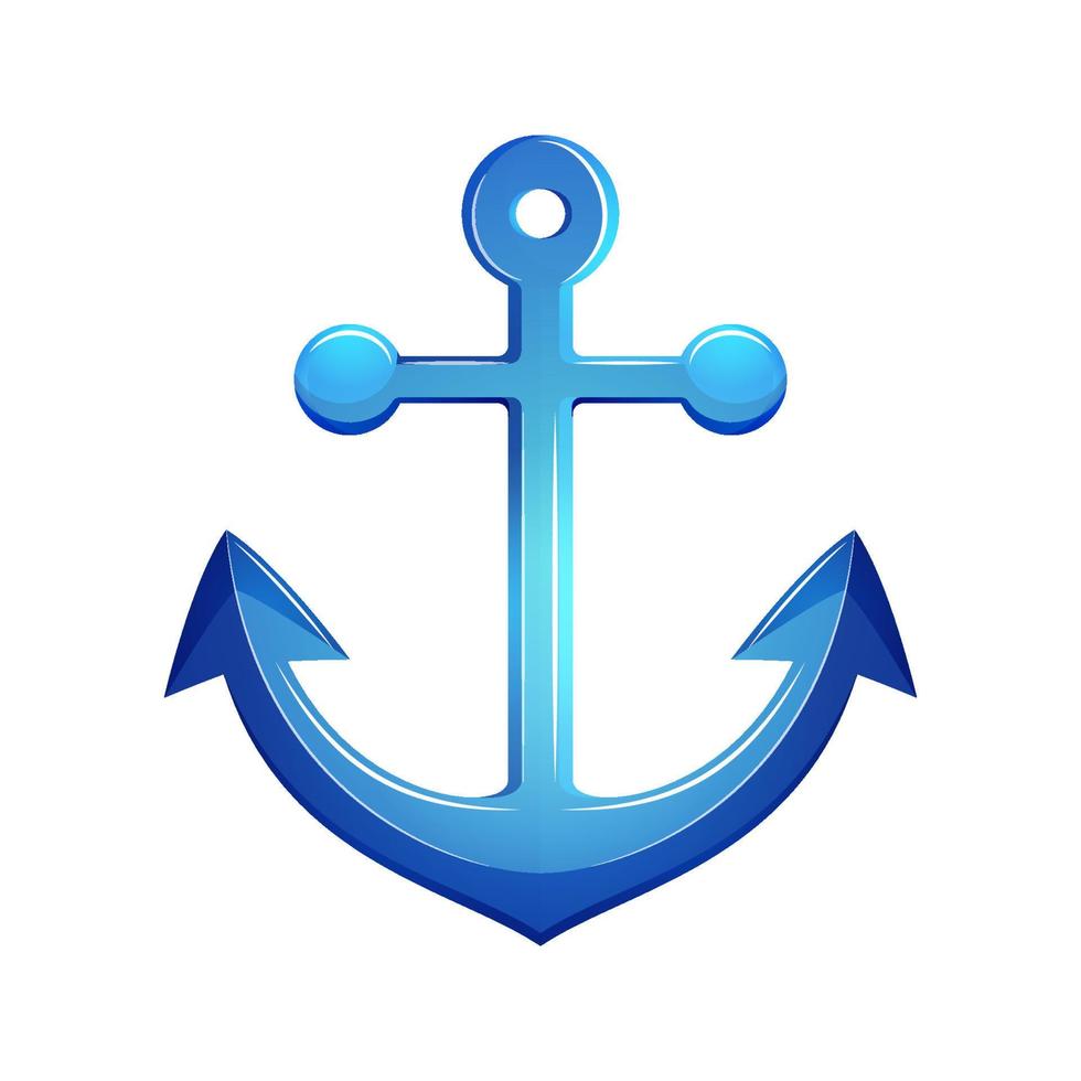 anchor vector isolaed on white background