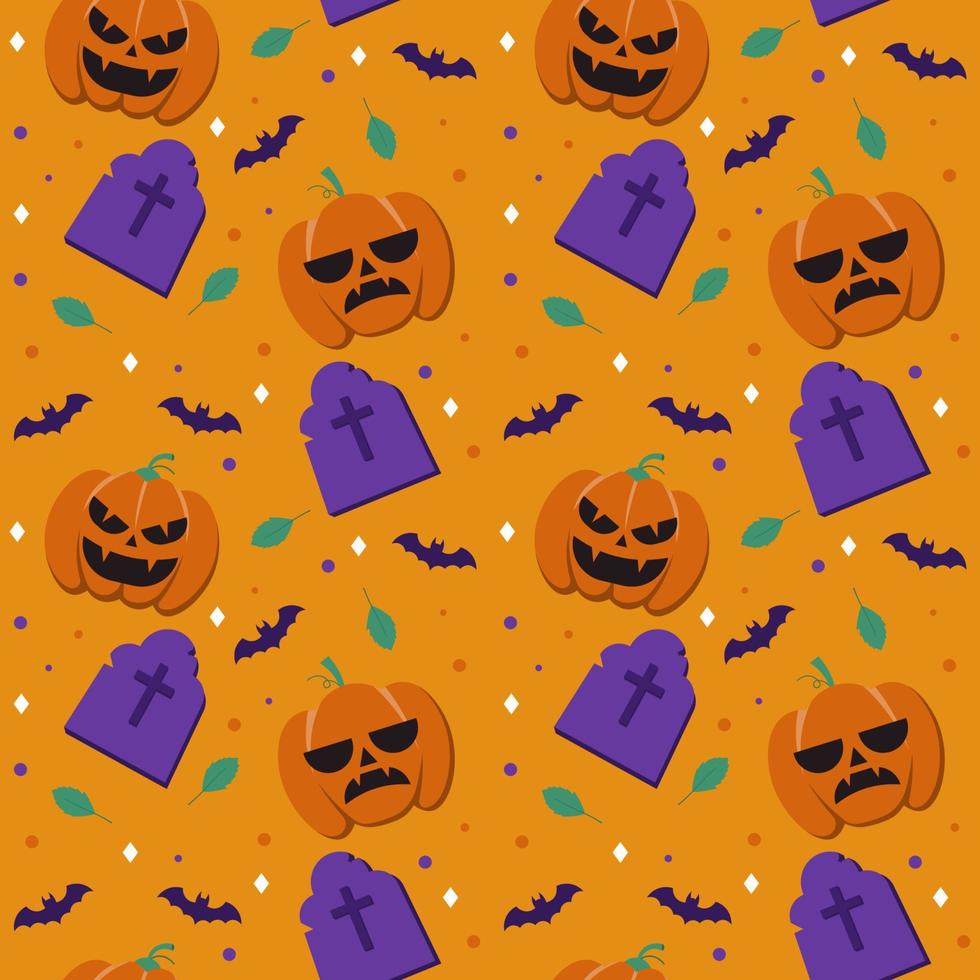 Abstract halloween pattern design background. Vector. 7063299 Vector ...