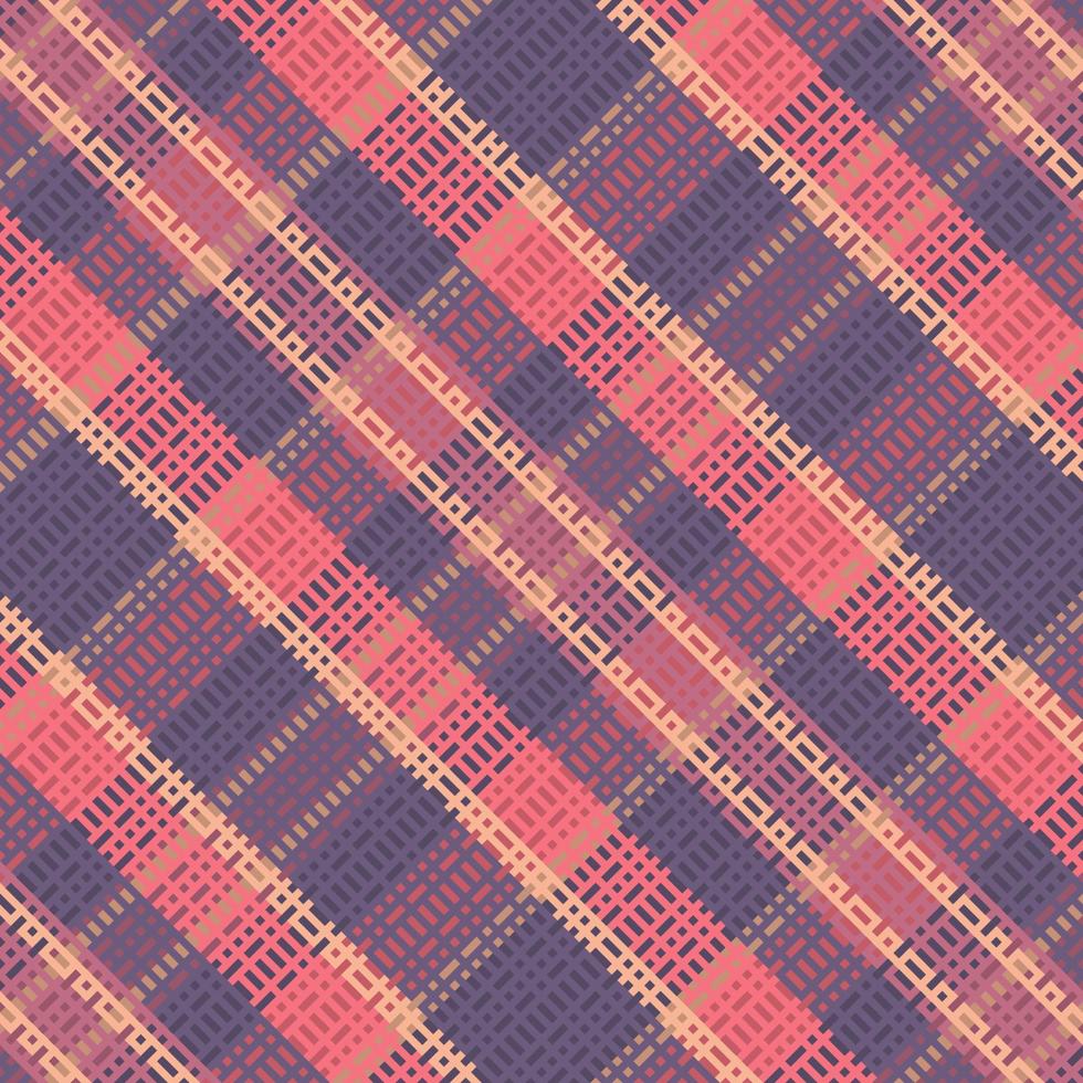 Tartan plaid pattern background. Textile texture. vector