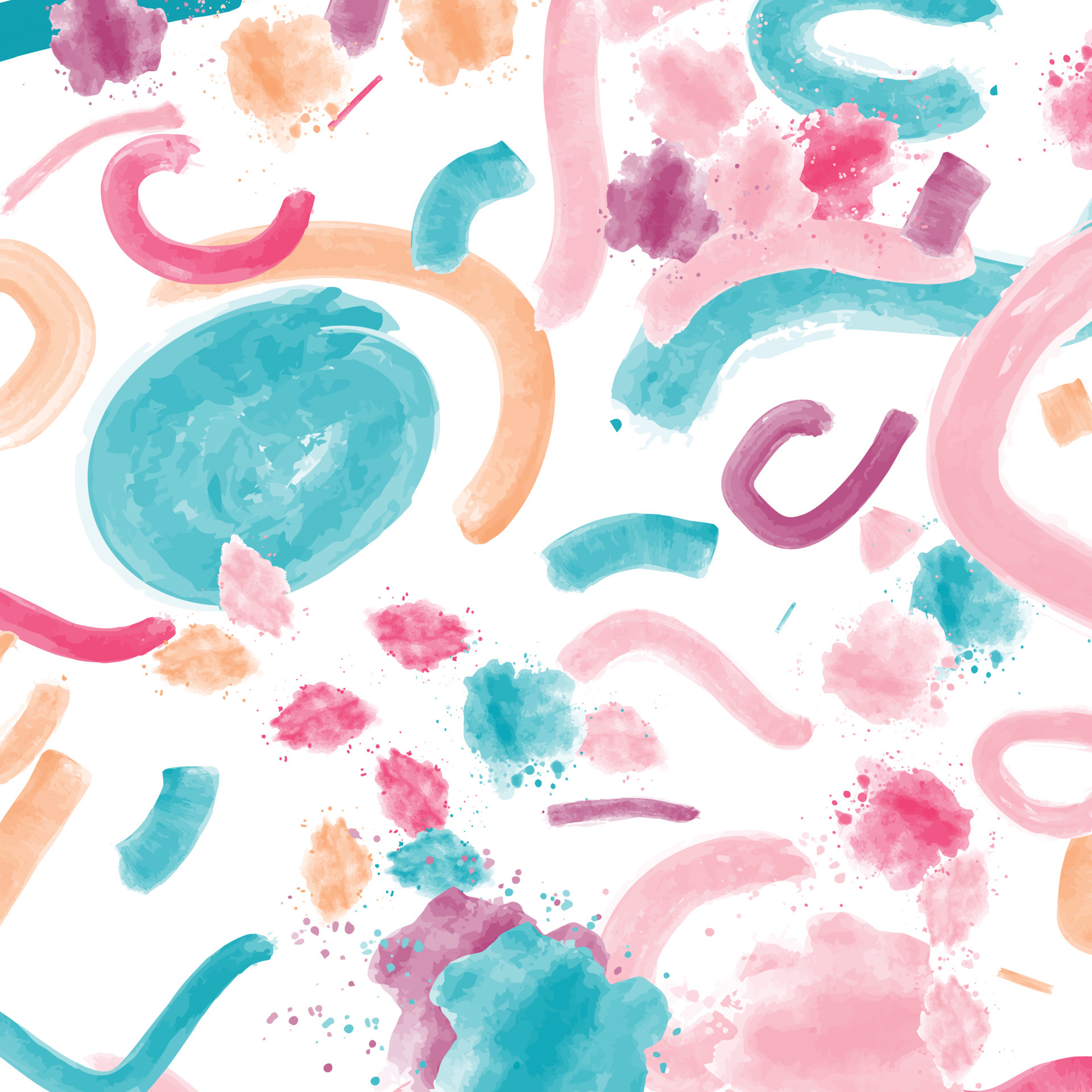 Abstract hand painted pattern background. Vector illustration. 7063381 ...