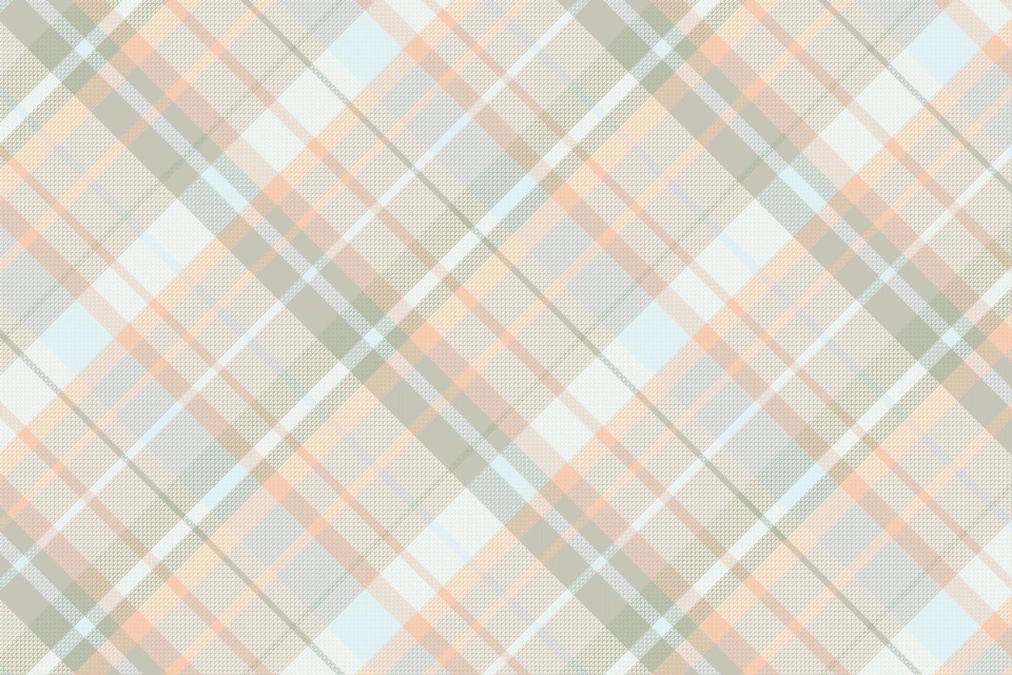 Tartan plaid pattern with texture and nature color. vector