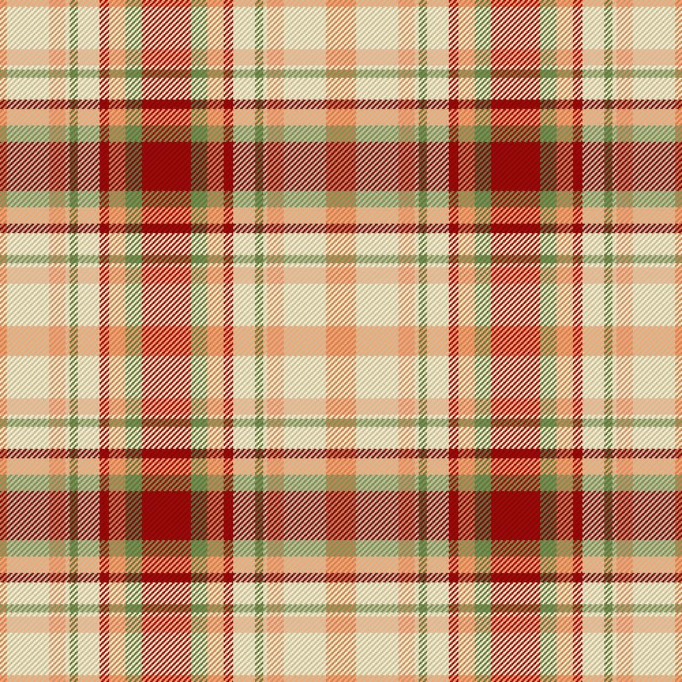 Tartan plaid pattern background. Textile texture. Vector. vector