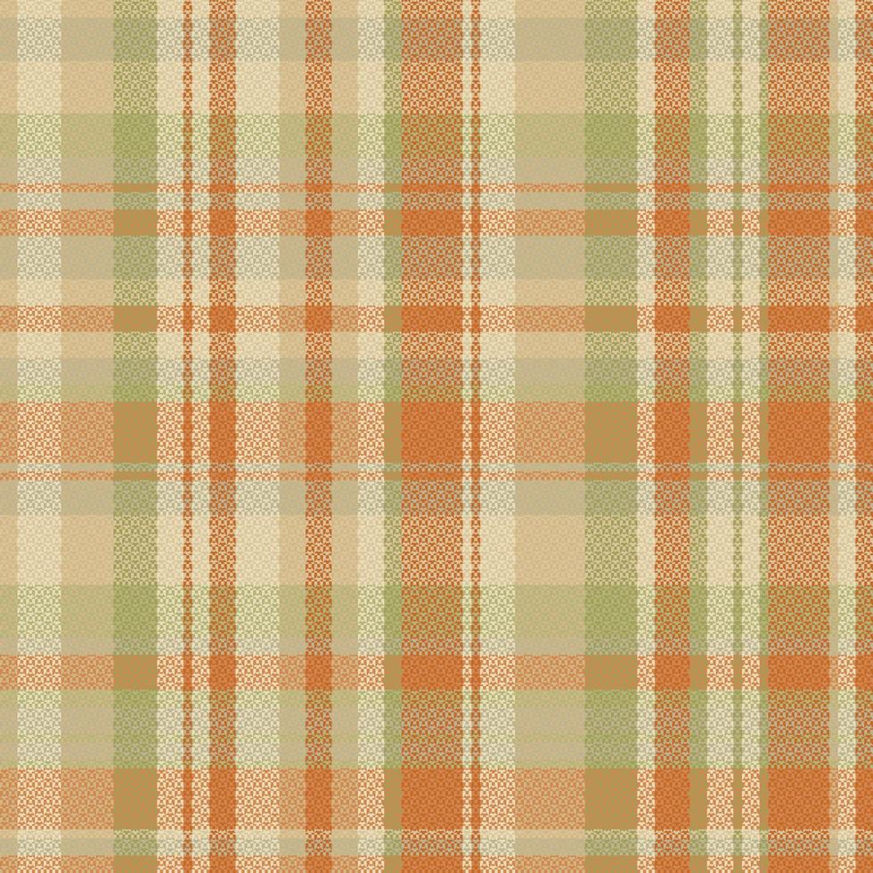 Tartan plaid pattern with texture and nature color. vector