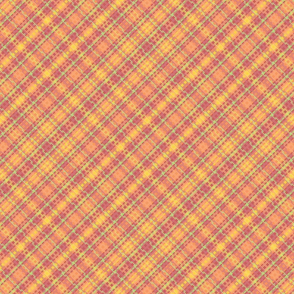 Tartan plaid pattern with texture and nature color. vector