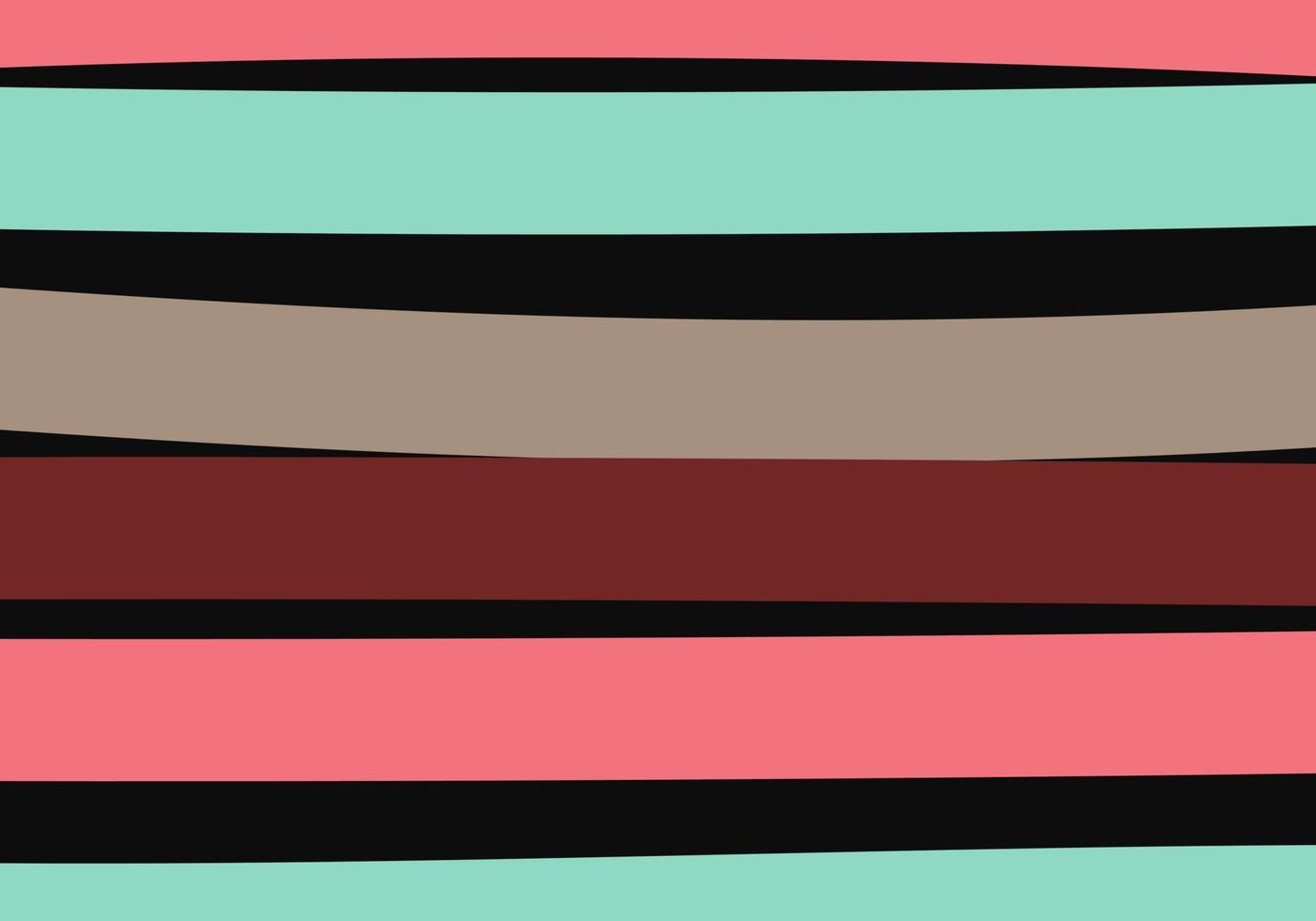 Fondo abstracto de rayas planas de colores. ilustración vectorial vector