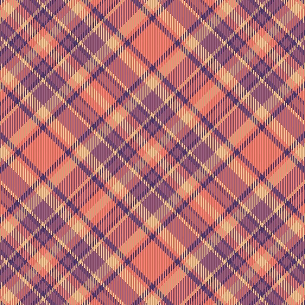 Tartan plaid pattern background. Textile texture. vector