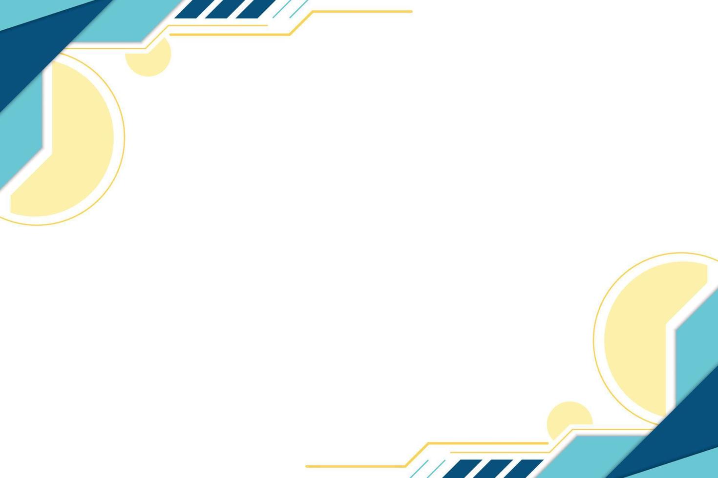 Abstract geometric banner background. vector