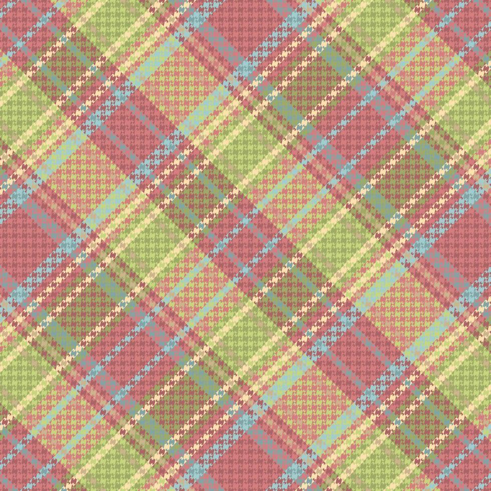 Tartan plaid pattern with texture and nature color. vector