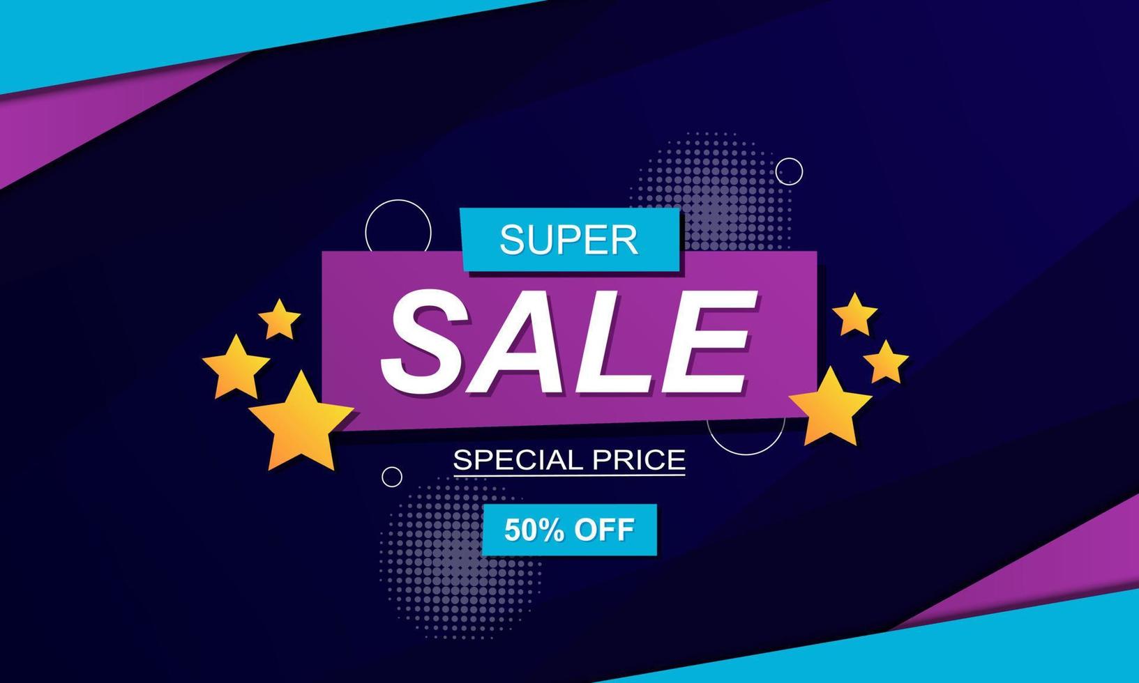 Sale banner background with blue and purple stripes background. Abstract banner background. vector