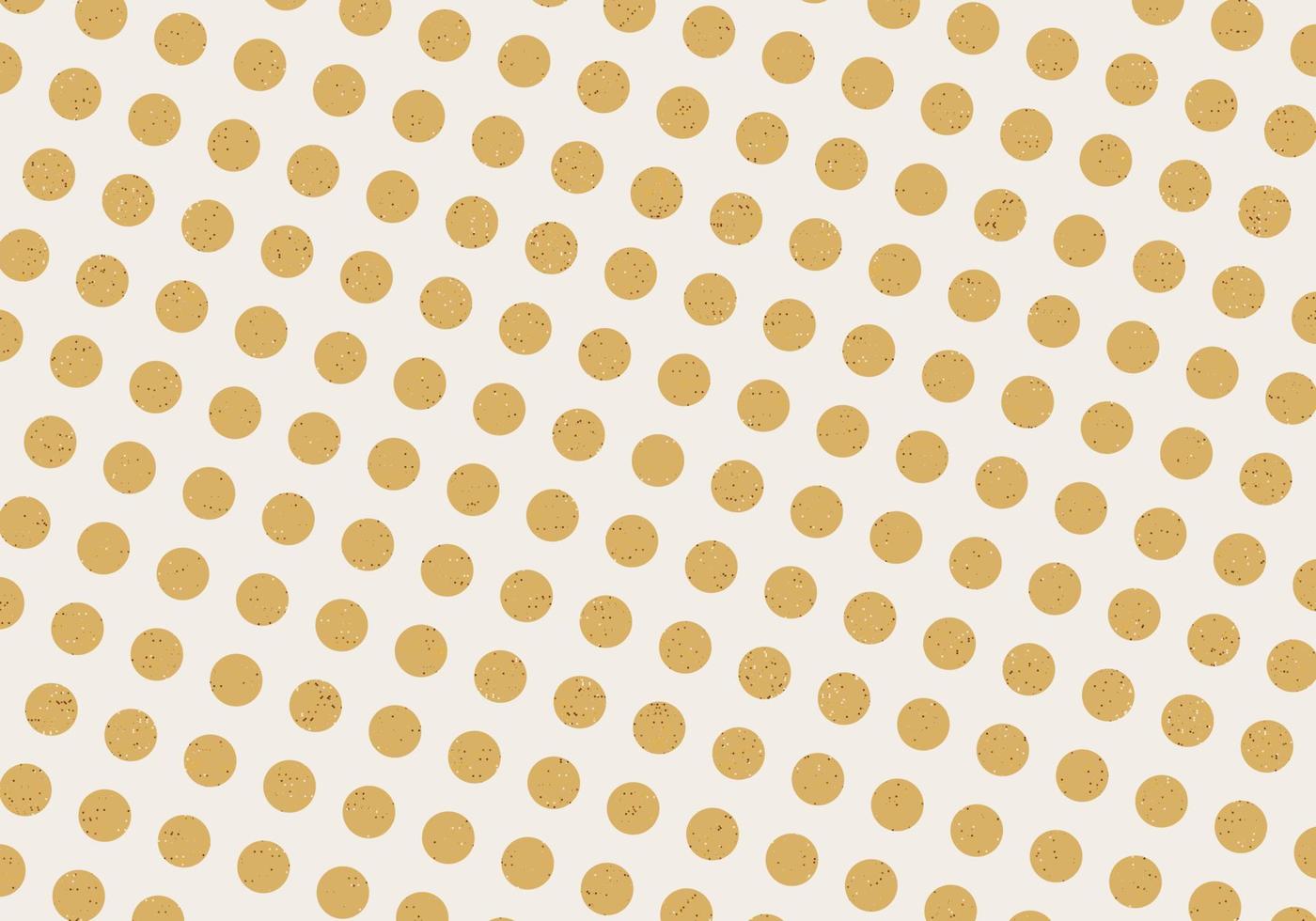 Abstract golden glitter polka dot background. Vector illustration.