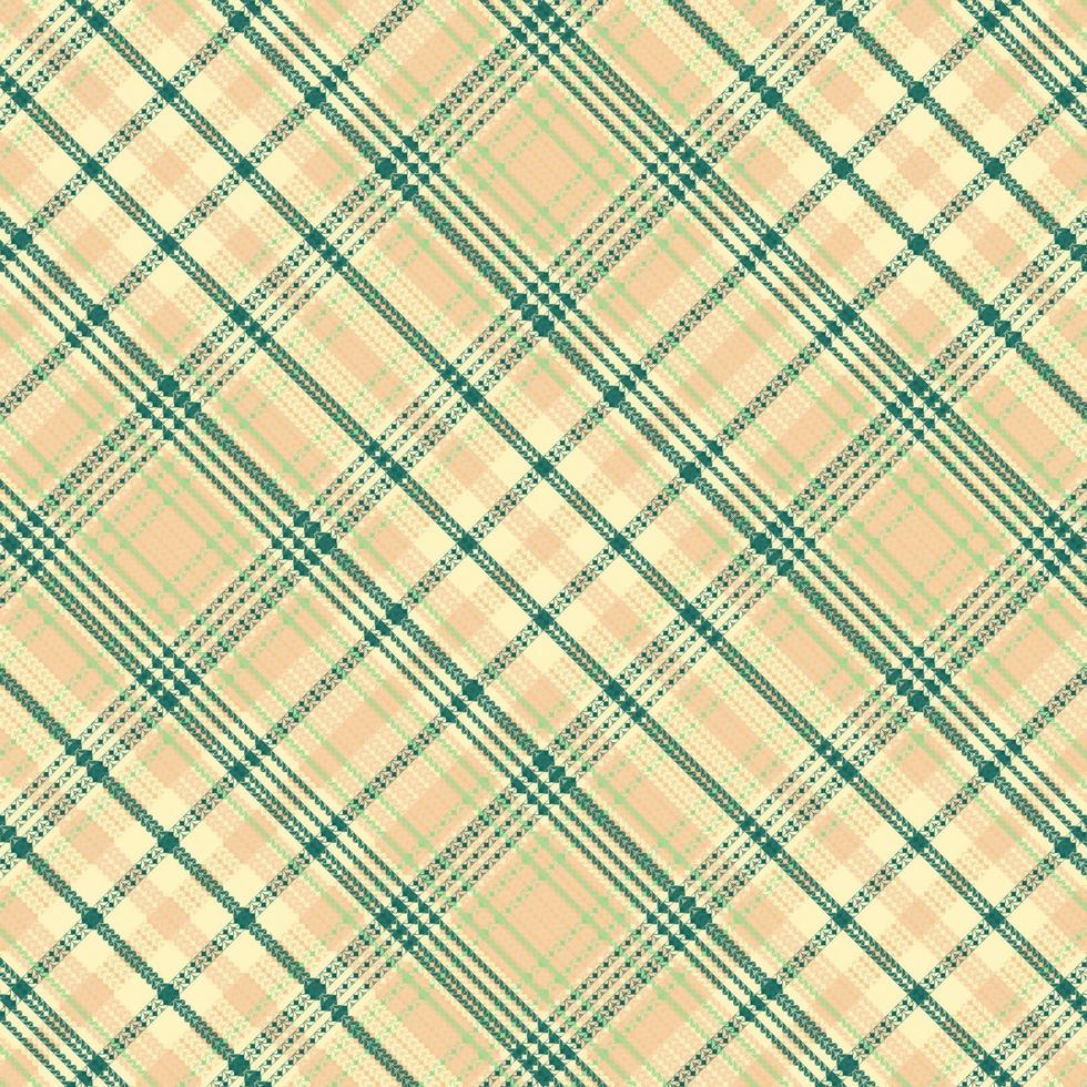 Tartan plaid pattern with texture and nature color. vector