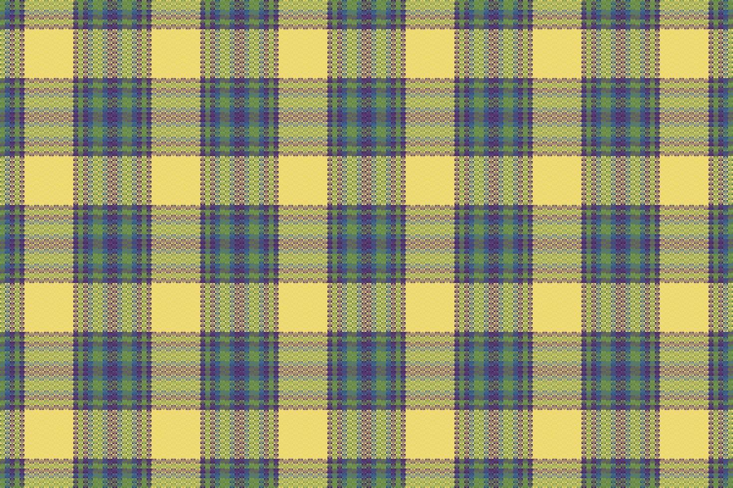 Tartan plaid pattern with texture and nature color. vector