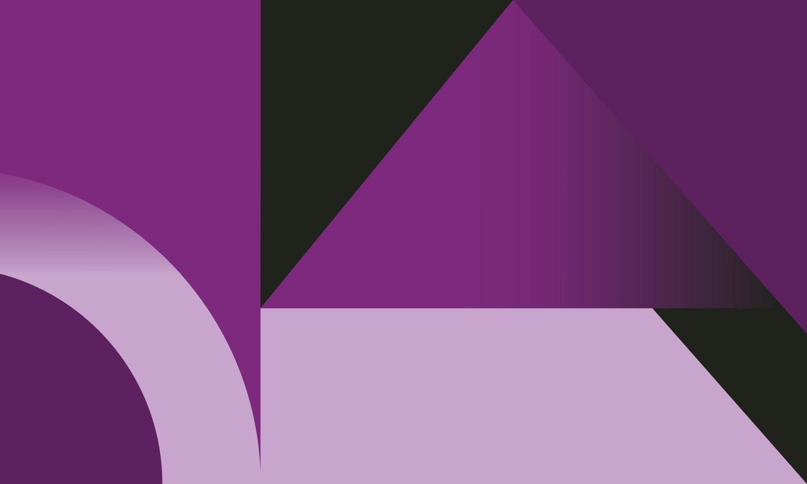 Purple and black minimal graphic design. Simple geometric shapes and forms. vector