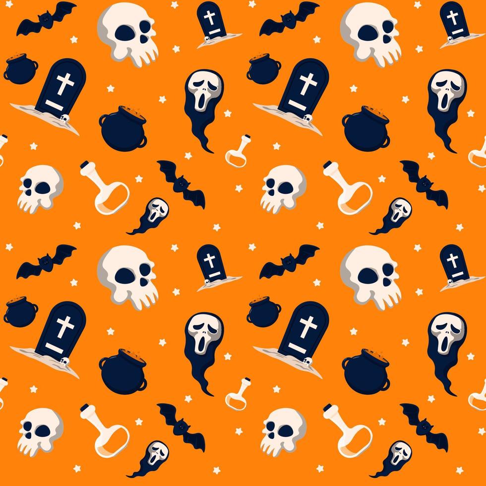 Abstract halloween pattern design background. Vector. vector