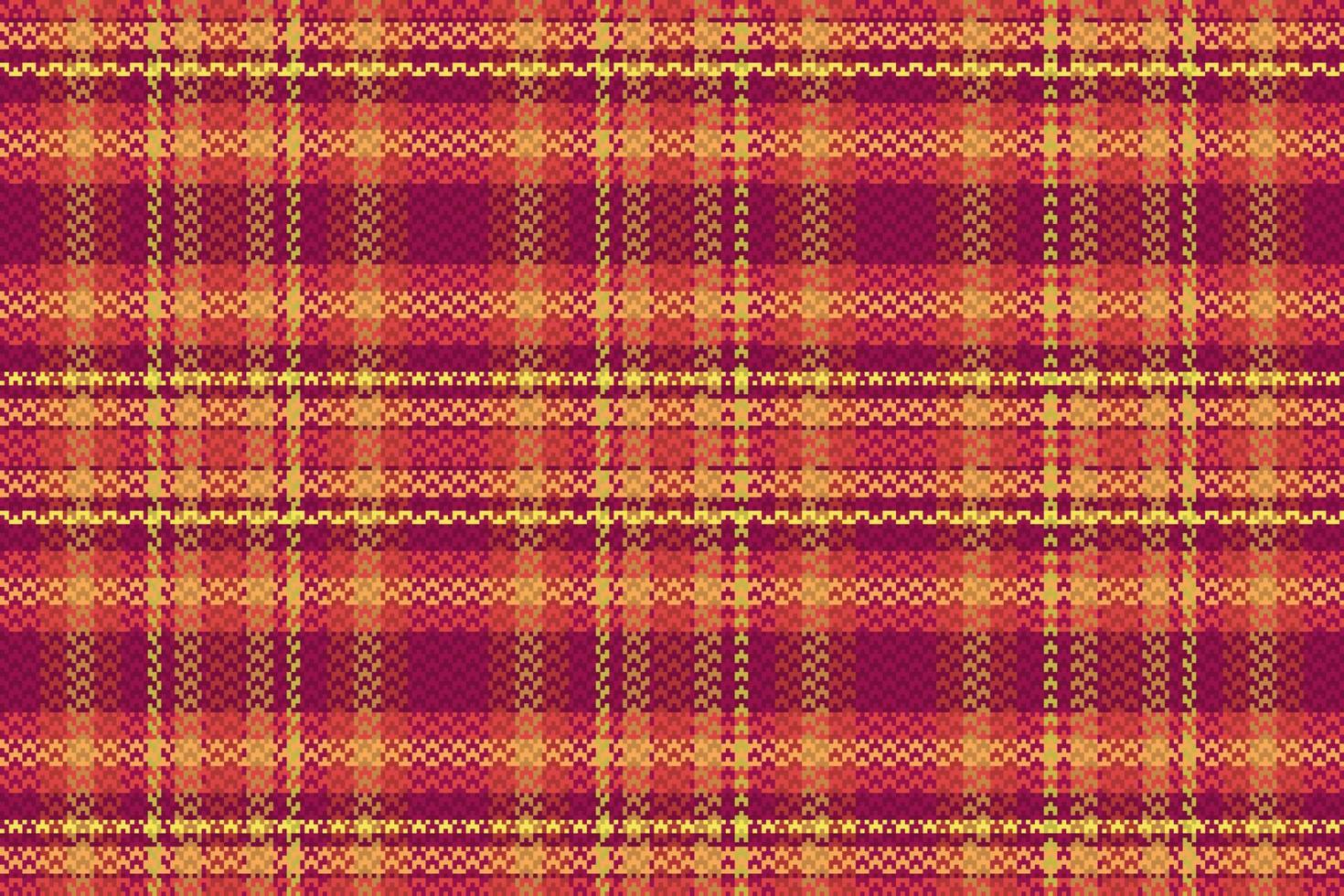 Tartan plaid pattern background. Textile texture. vector