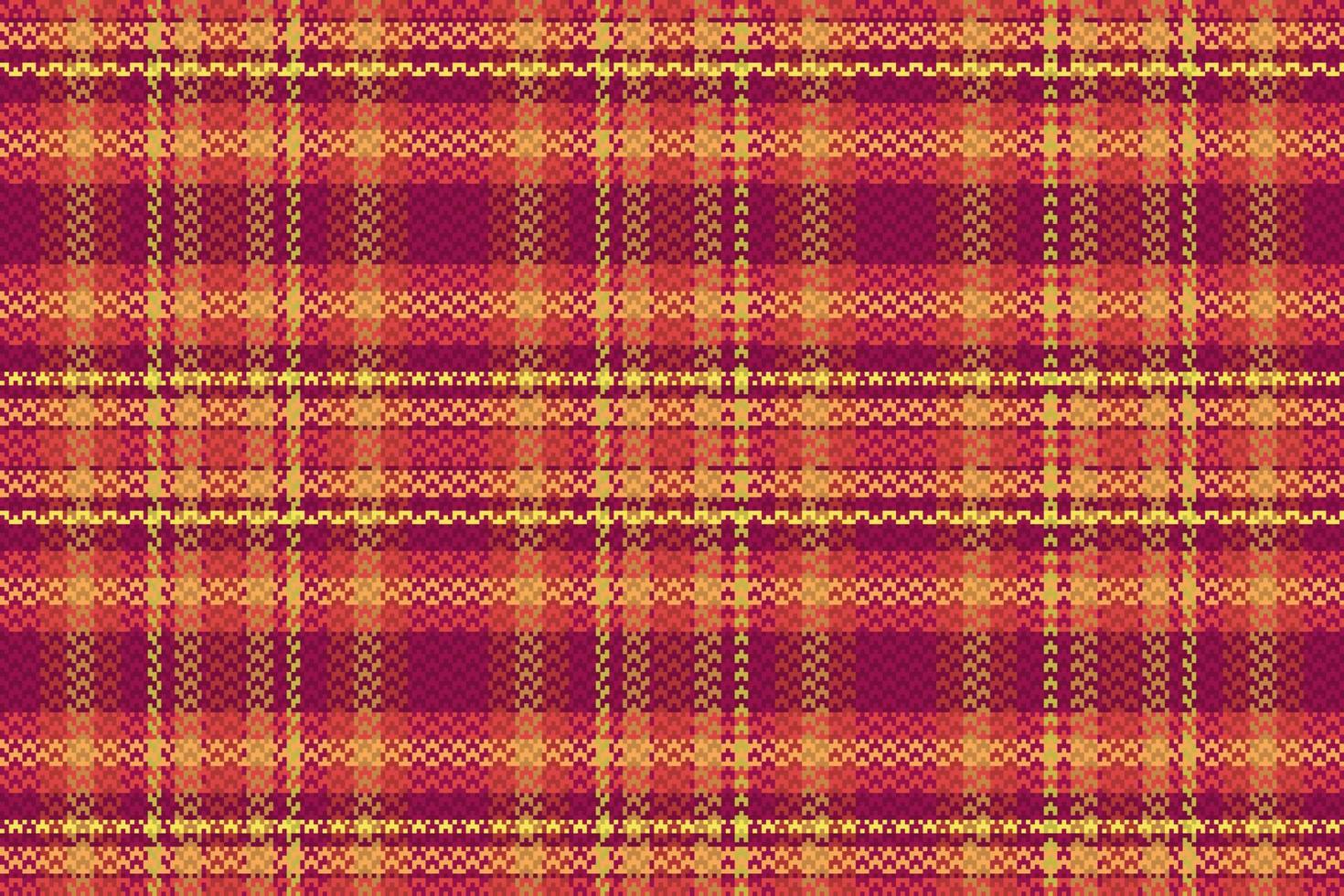 Tartan plaid pattern background. Textile texture. vector