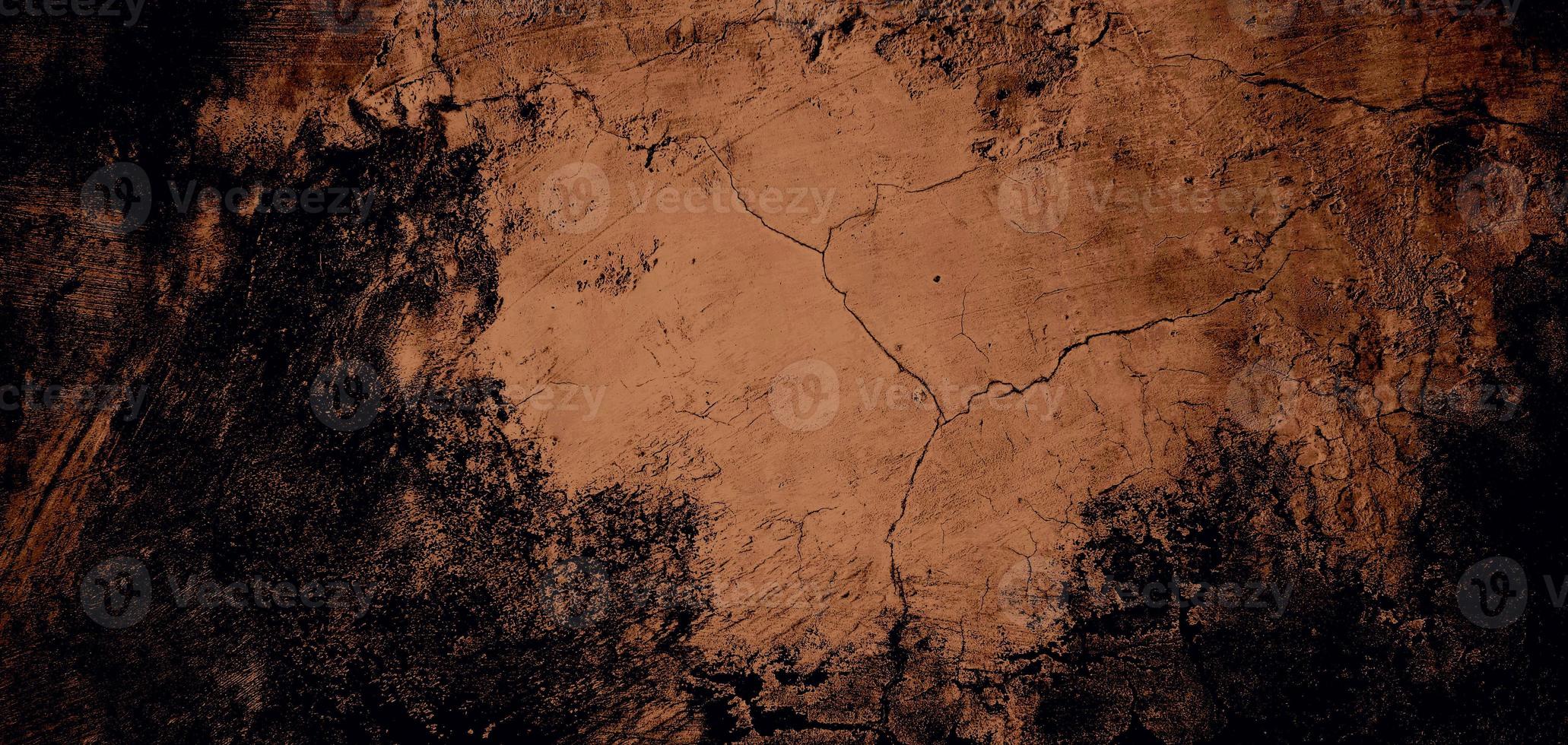 Grungy cement texture for background, Wall full of scratches. Scary dark wall photo