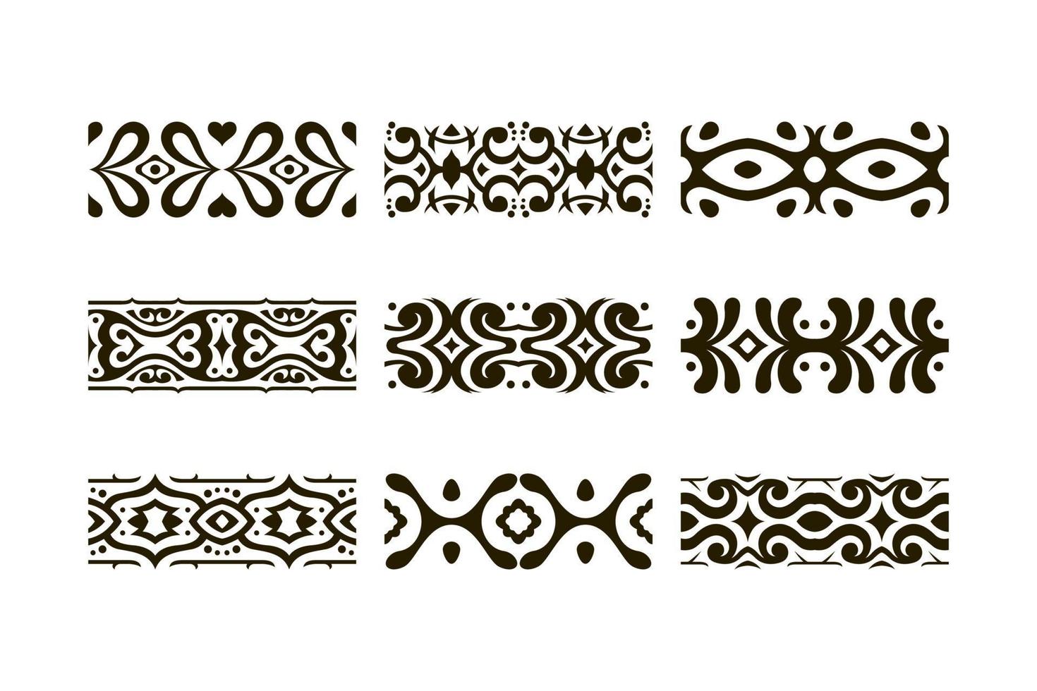 Decorative Border Collections vector