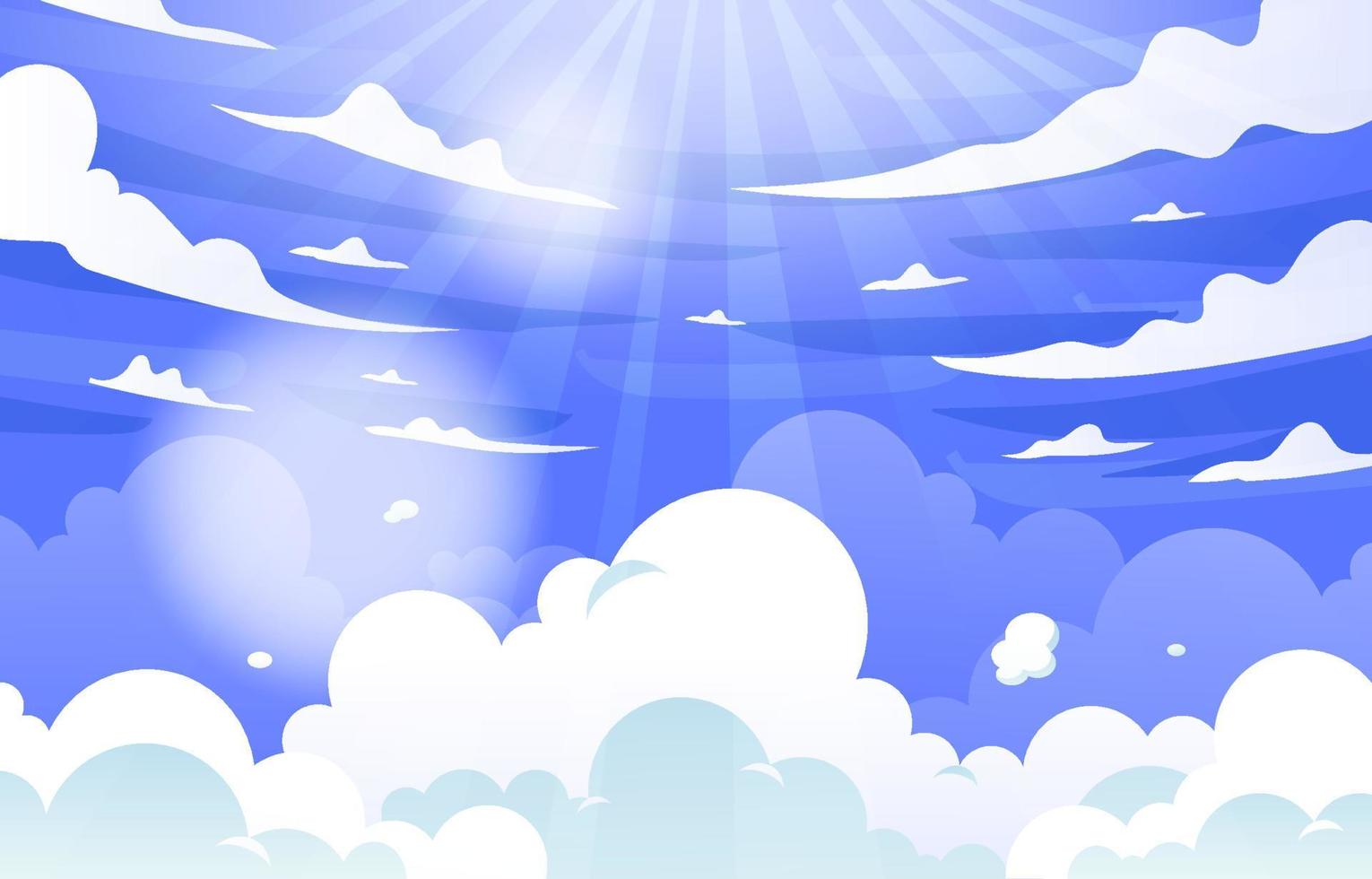 Blue Sky Background vector