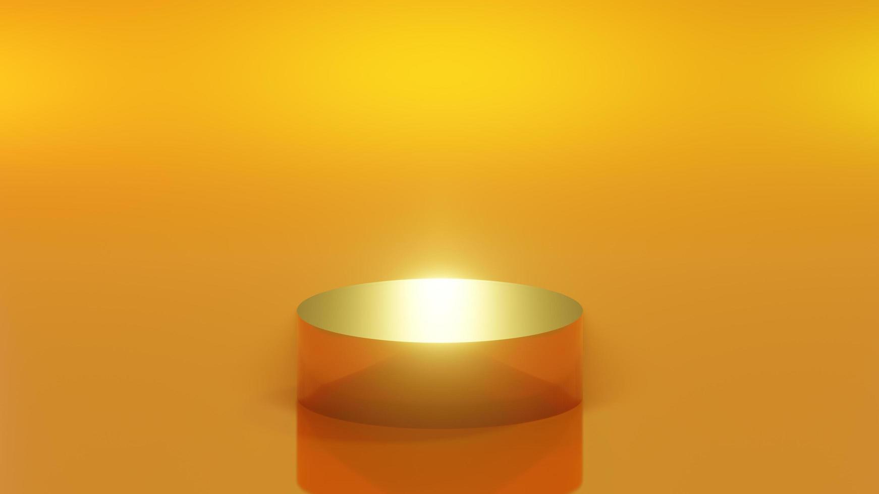 golden glass etalase photo