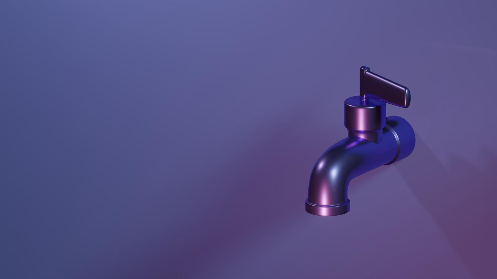 faucet without water drop photo