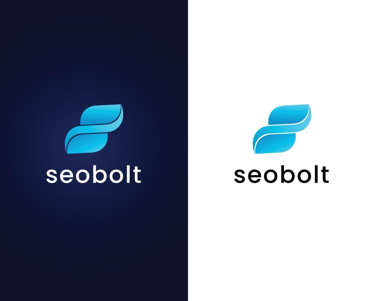 letter s and b logo design template vector