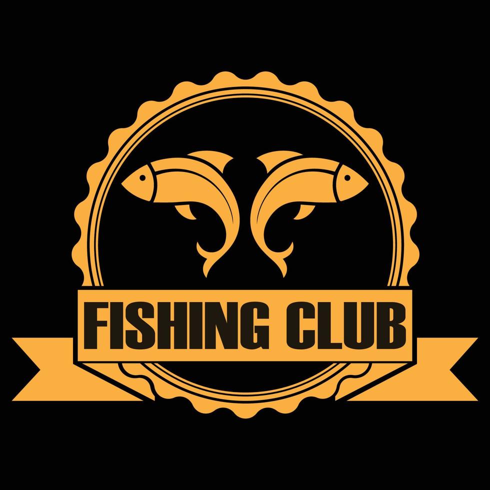 logotipo de pescado, plantillas de logotipo, logotipo del club de pesca vector