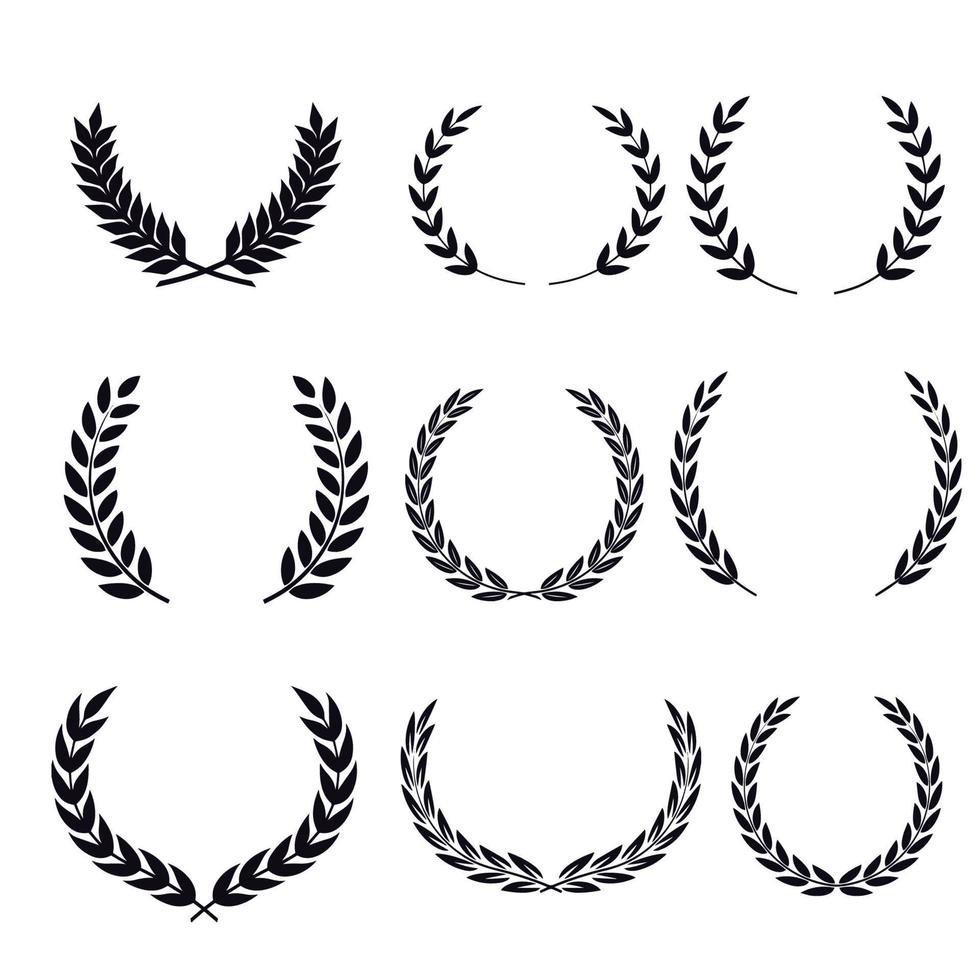 Vector Laurel Wreath vector design