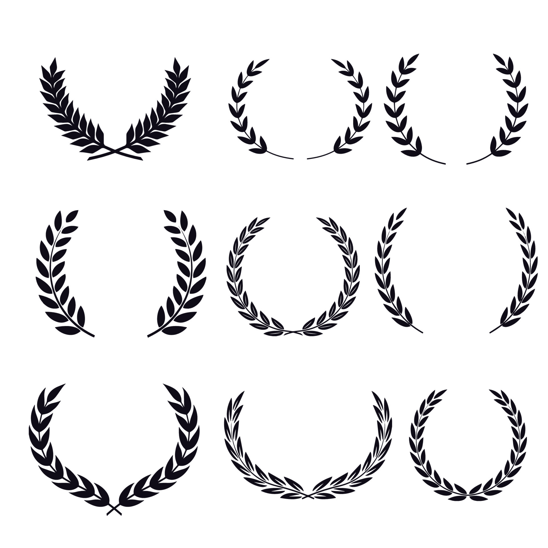 Vector Laurel Wreath Vector Design 7066212 Vector Art At Vecteezy