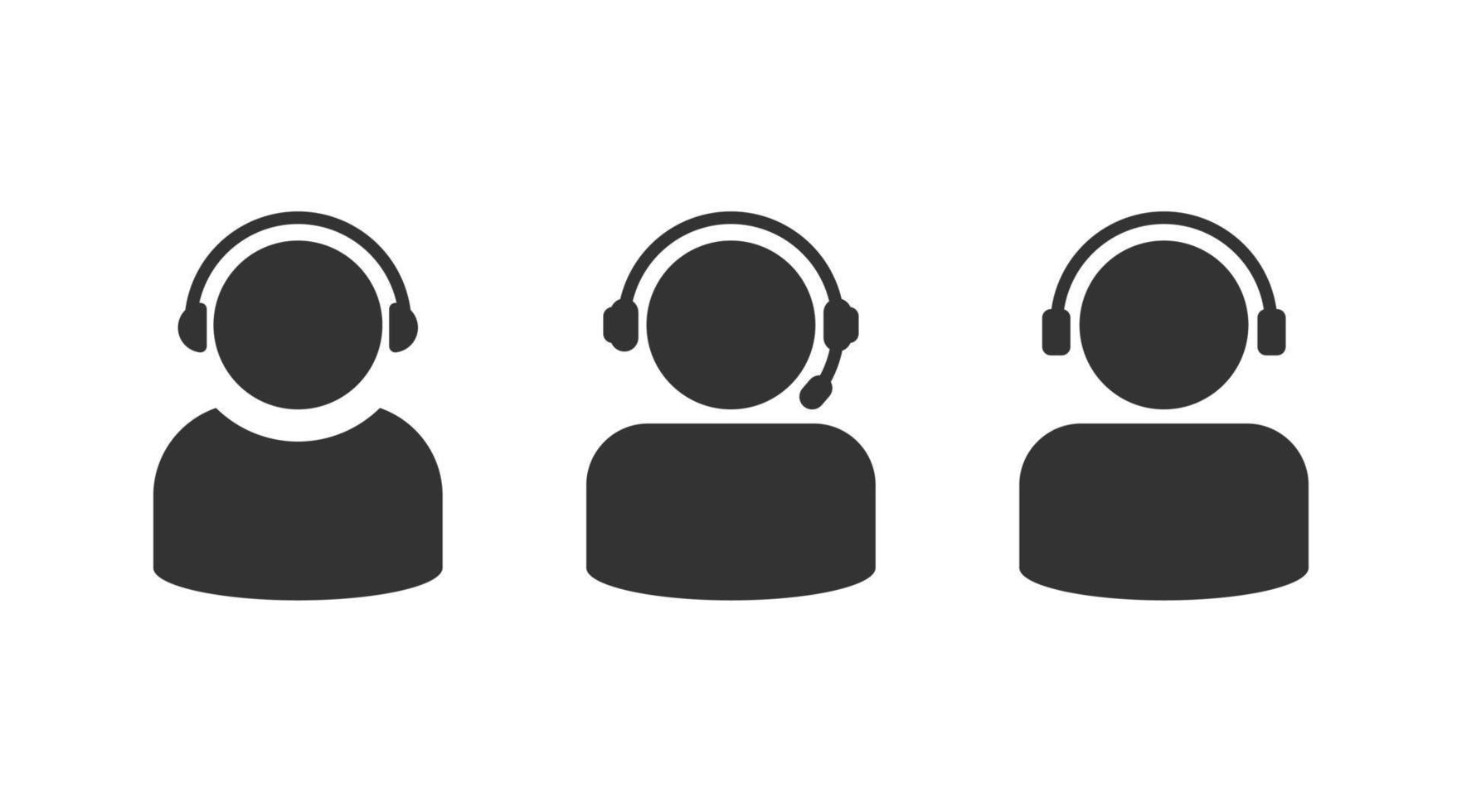 simple customer service icon on white background 7066476 Vector Art at