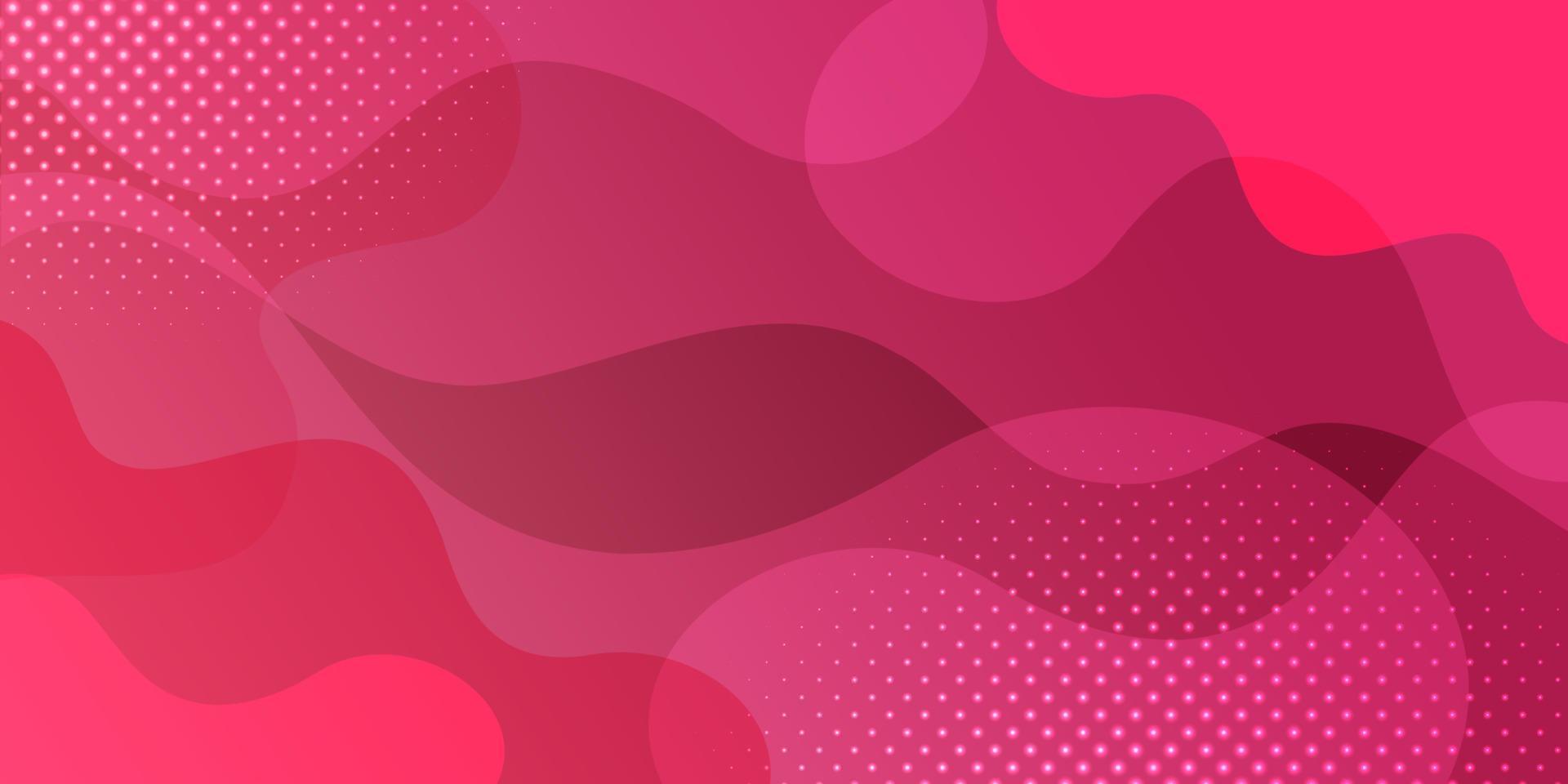 Abstract Liquid Pink with polka dot vector