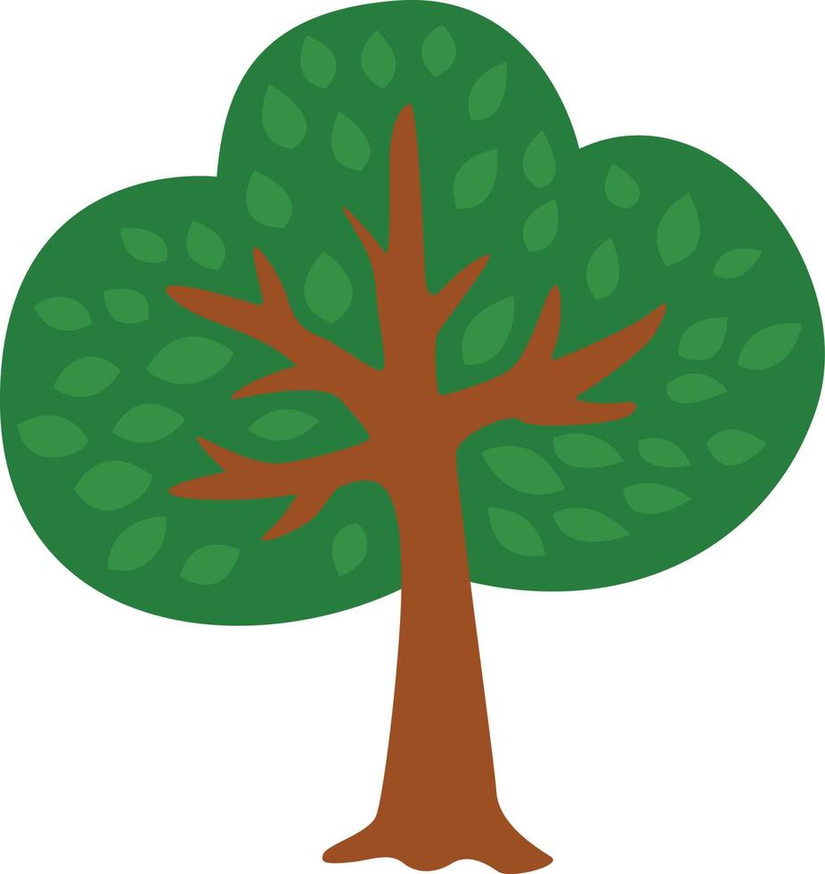 imágenes prediseñadas de vector de árbol simple para decoración