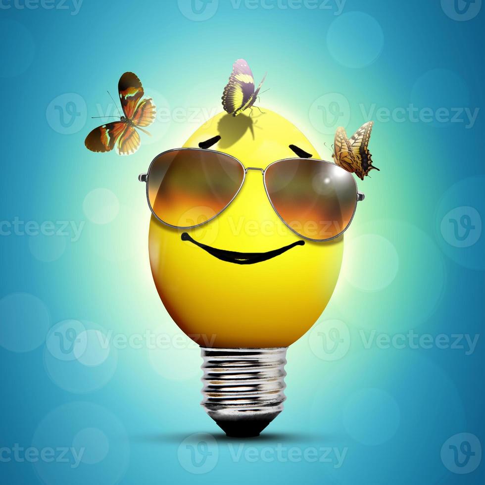 Beautiful Easter background with colorful Easter eggs photo