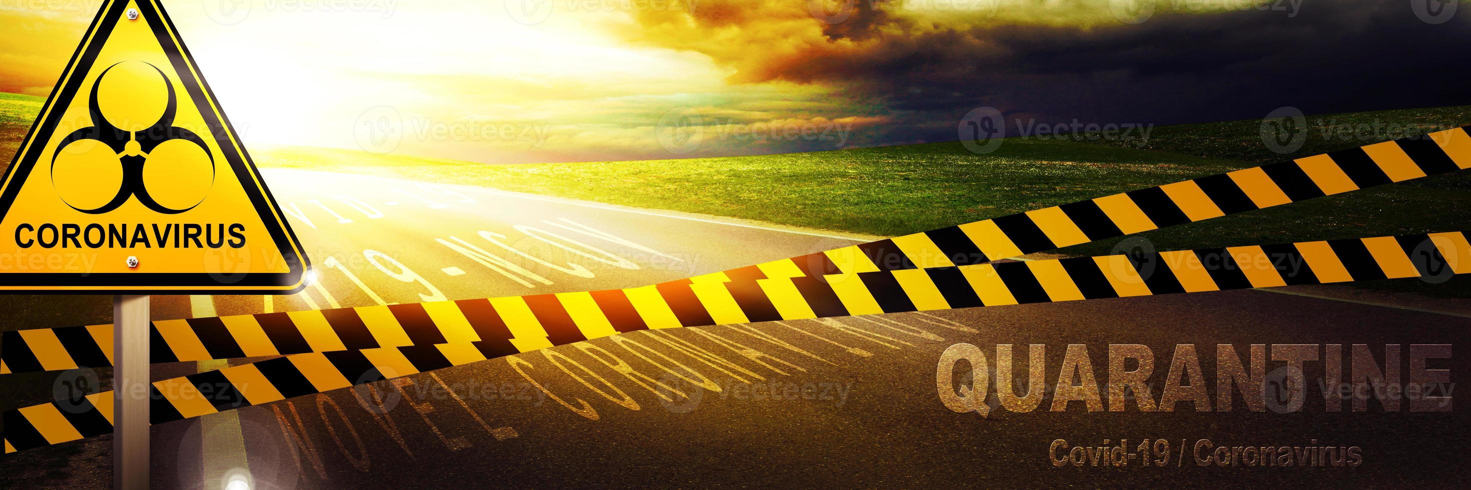 Corona virus background, pandemic risk concept. 3D illustration photo