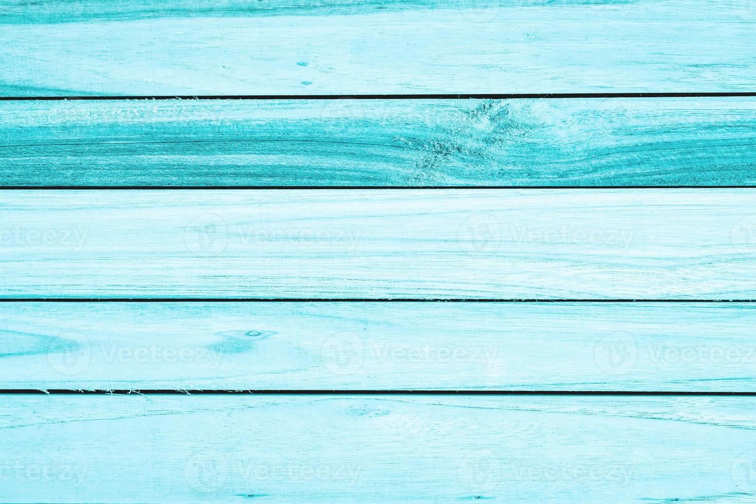 textura de tablón de madera de color azul claro brillante. fondo de madera de playa vintage. foto