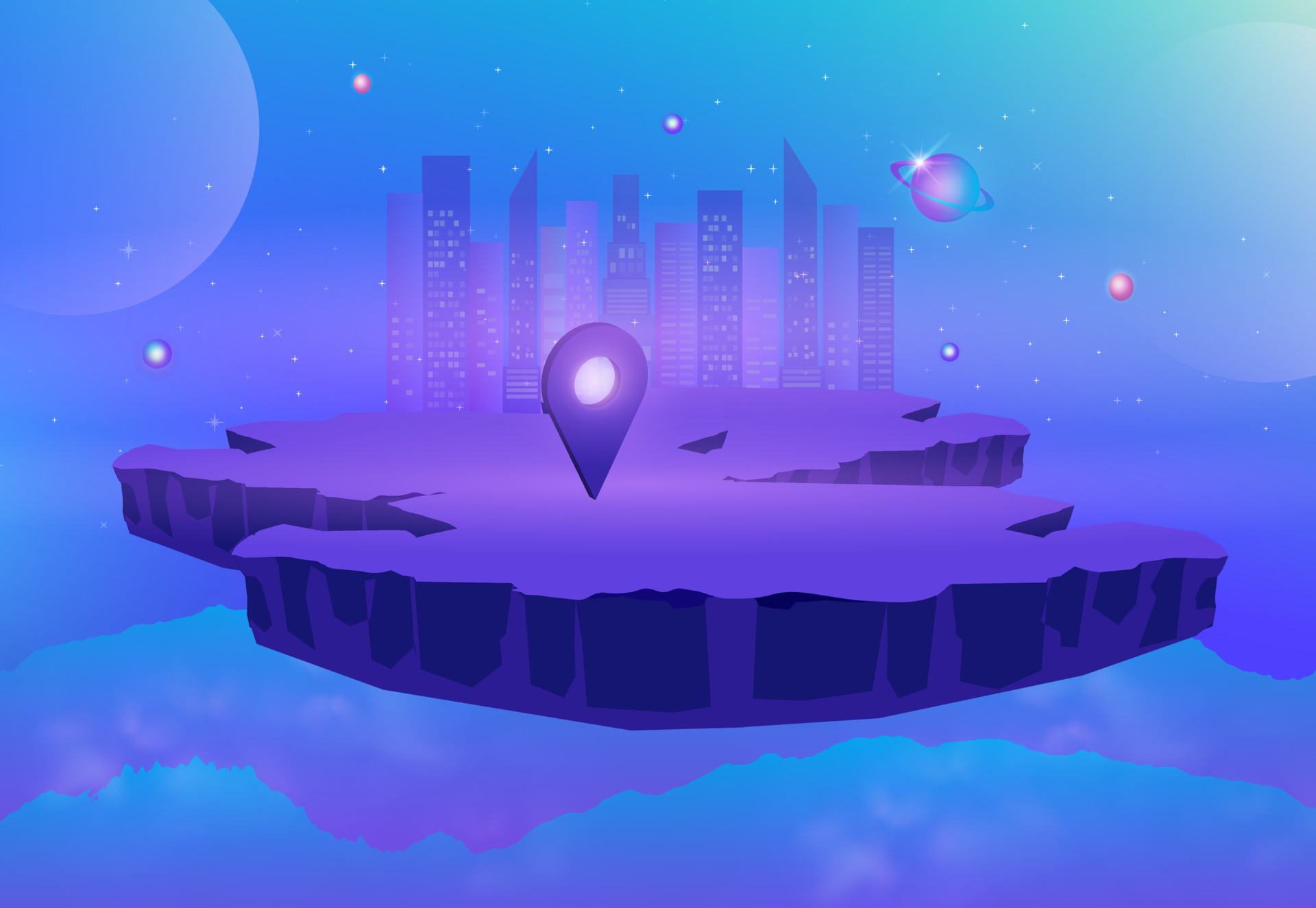 Metaverse land sales concept, virtual land, digital real estate and