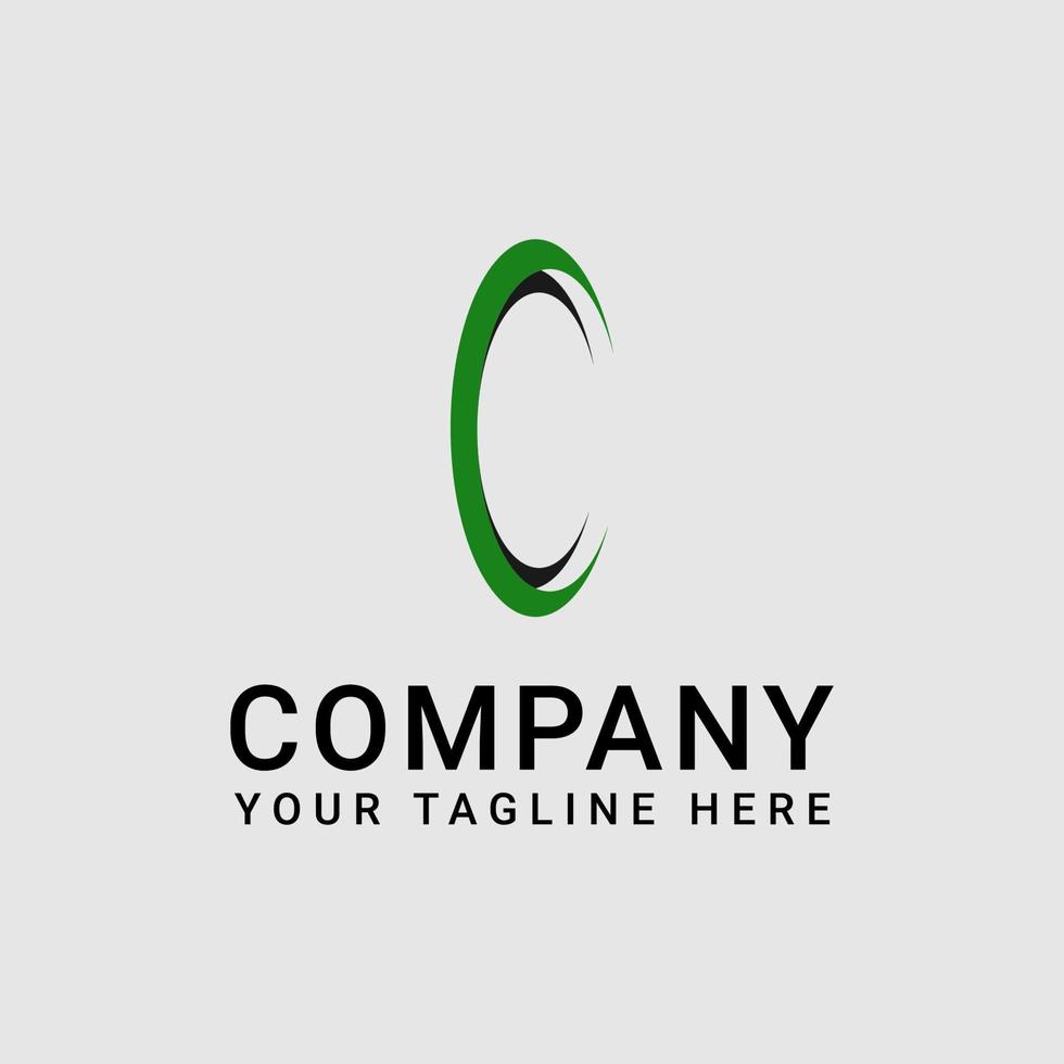 Company Logo With the Initials C vector