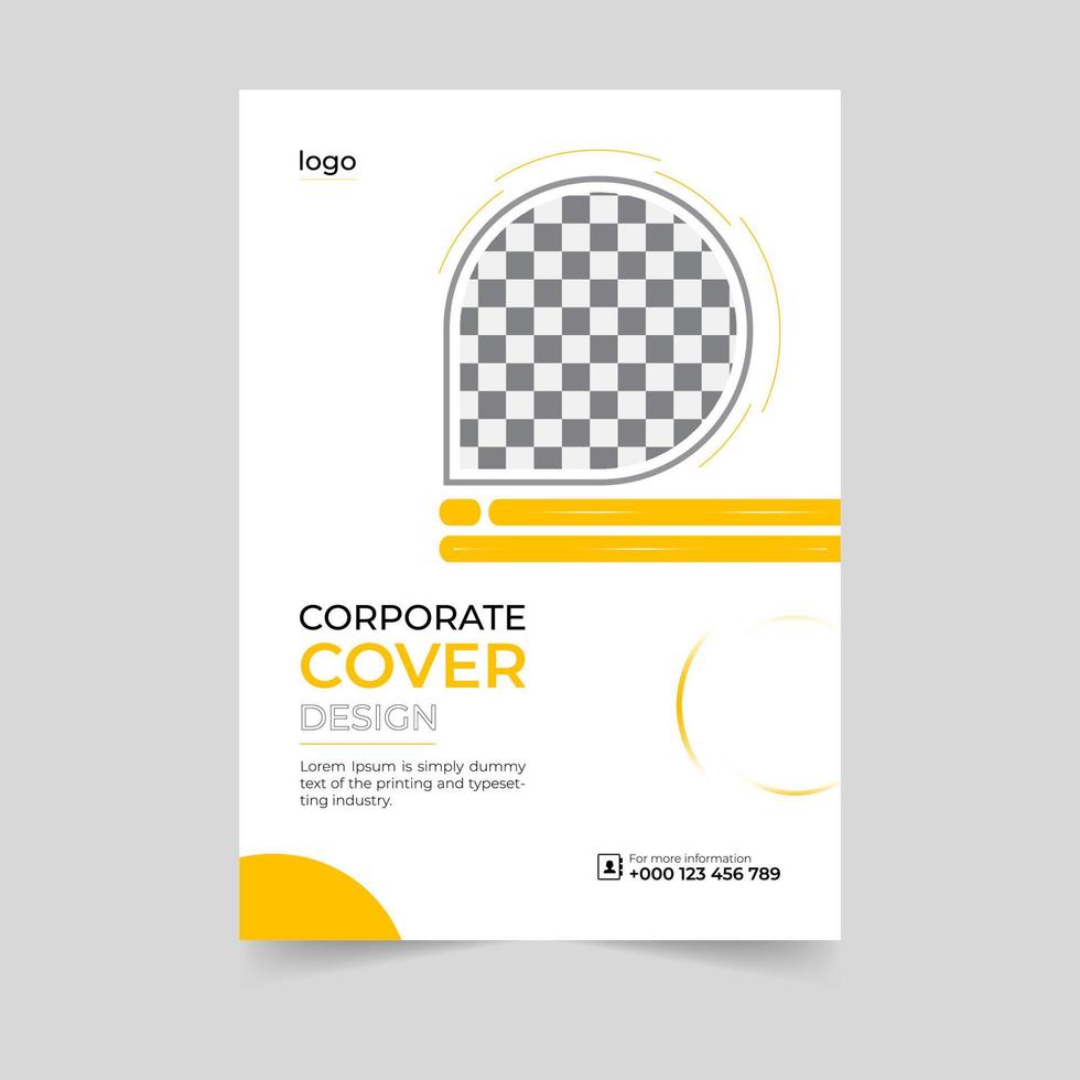 Business brochure annual report cover, modern brochure cover or flyer design. Leaflet presentation. Catalog with Abstract geometric background. Modern publication poster magazine, layout, template, vector