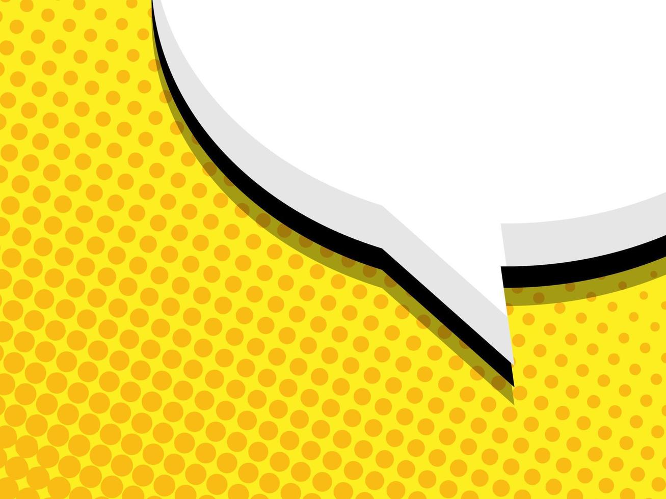 comic book pop art with blank speech bubble vector