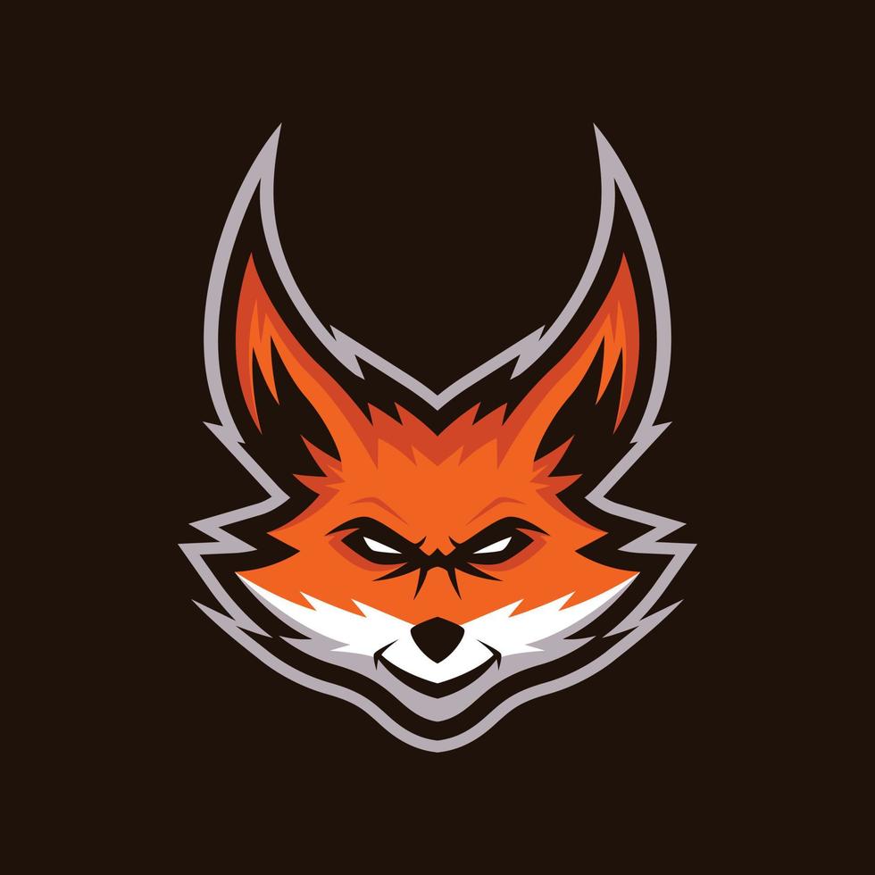 Fox Mascot Logo Templates vector