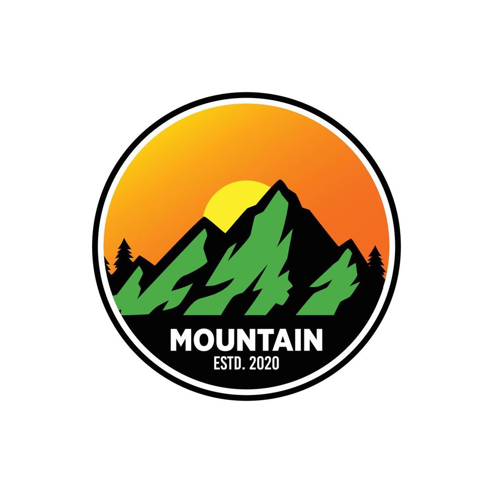 Mountain Logo Design Templates vector