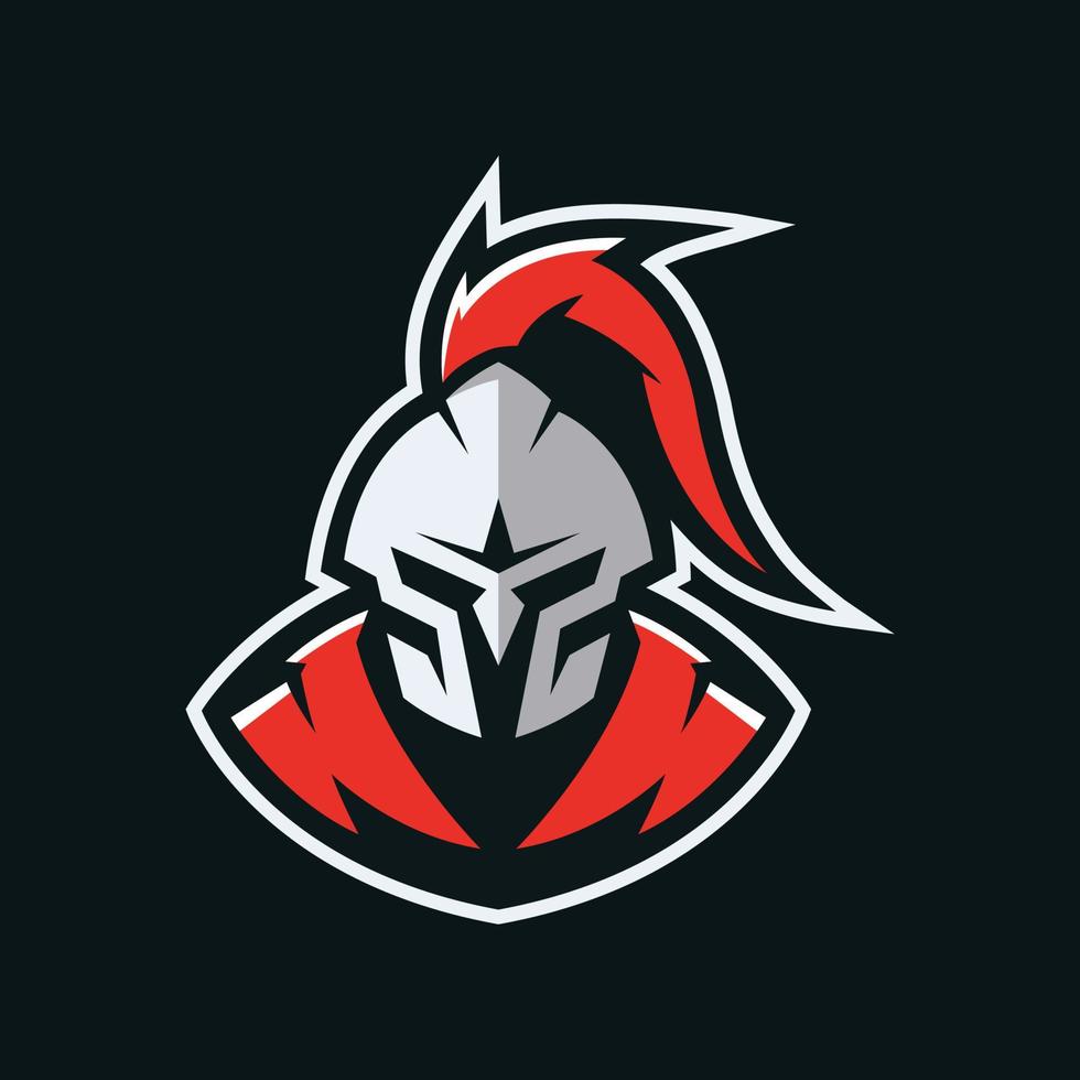 Knight Mascot Logo vector