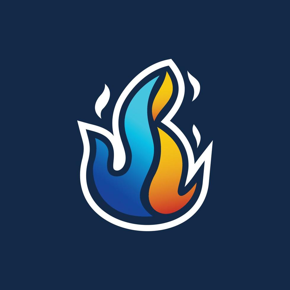 Fire Esports Logo Templates vector