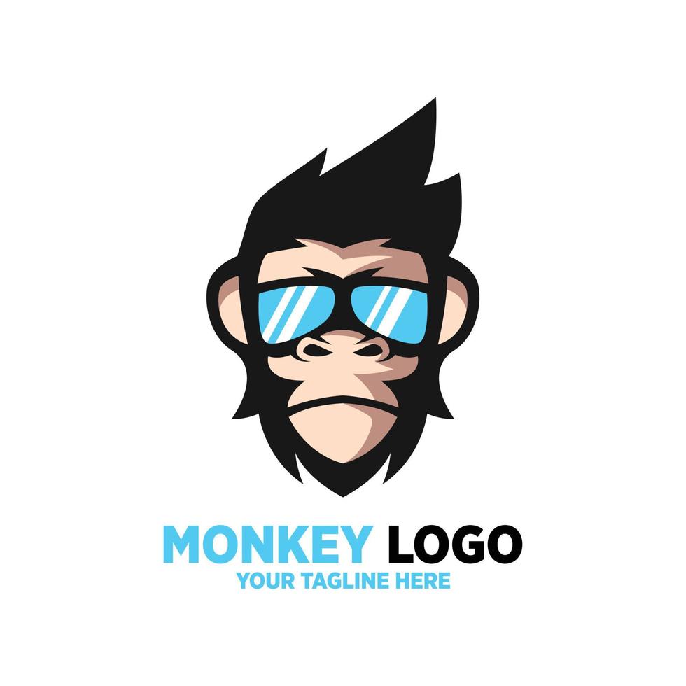 Monkey Logo Design Templates vector