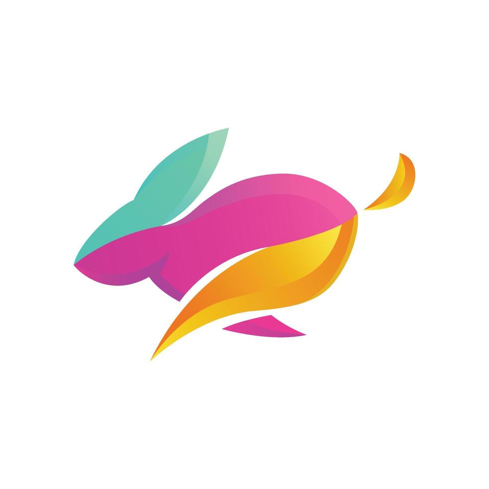 Rabbit Logo Templates vector