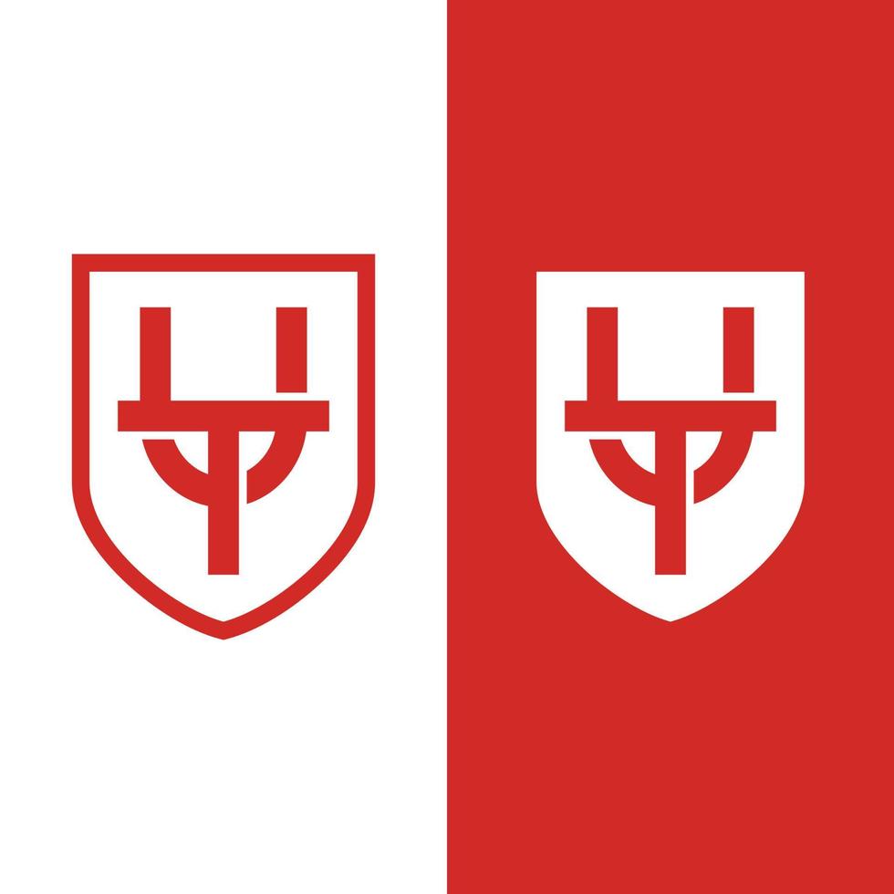 UT Monogram Logo Design Templates vector